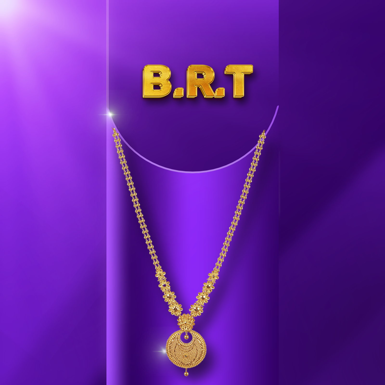 Gold Long Necklace - 37.77 Gm