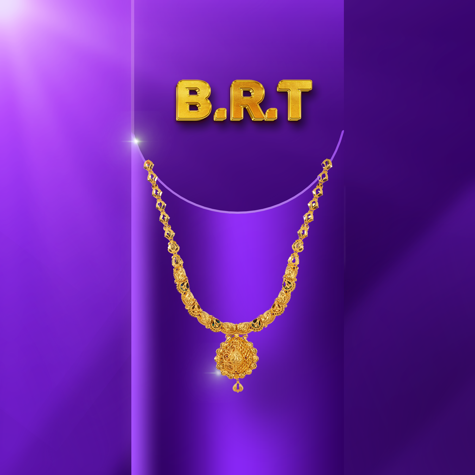 Gold Long Necklace - 40.28 Gm