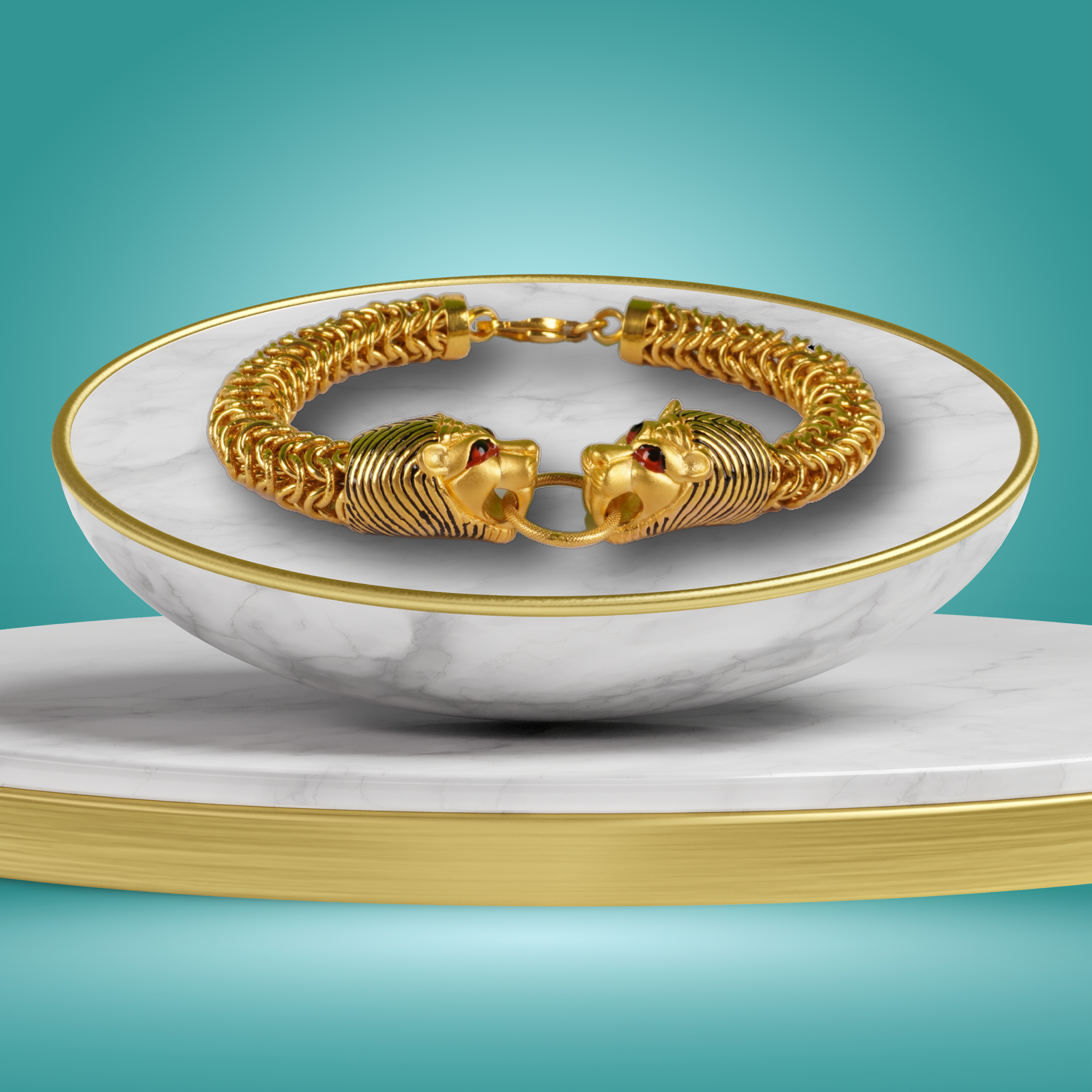 Gold Male Bracelet - 26.74 Gm