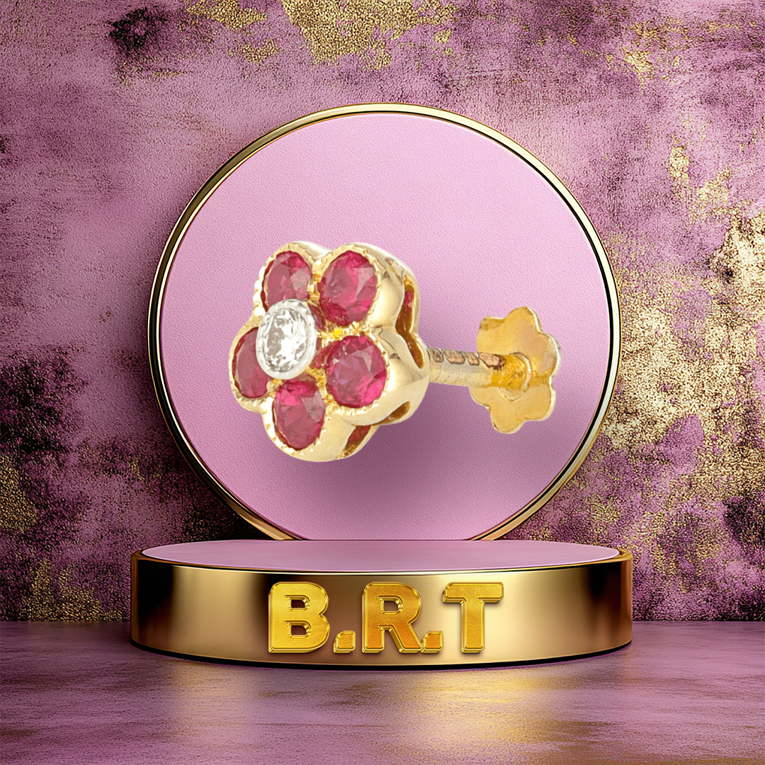 Gold Nose Pin - 1.89 Gm