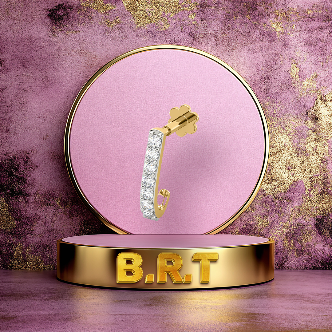 Gold Nose Pin - 4.48 Gm