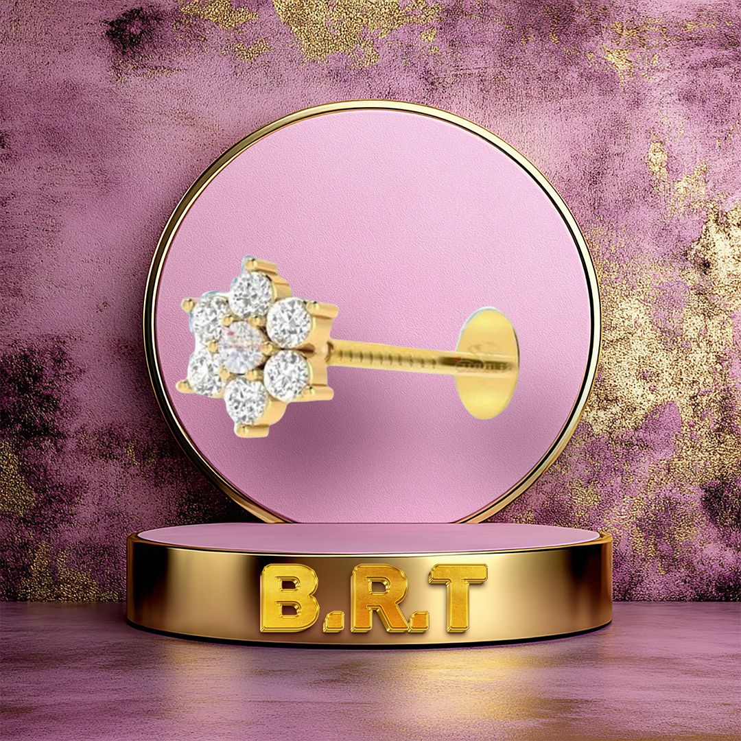 Gold Nose Pin - 4.73 Gm