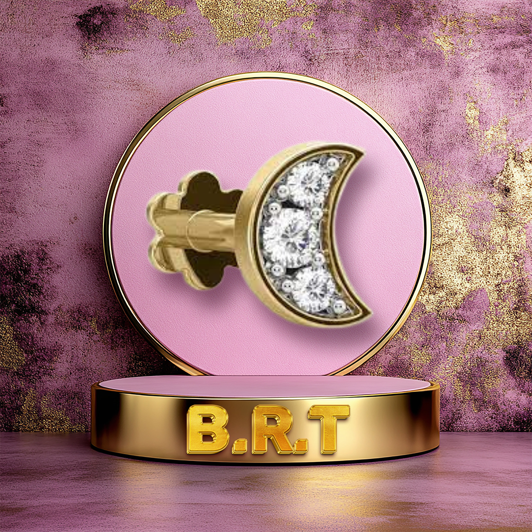 Gold Nose Pin - 4.85 Gm