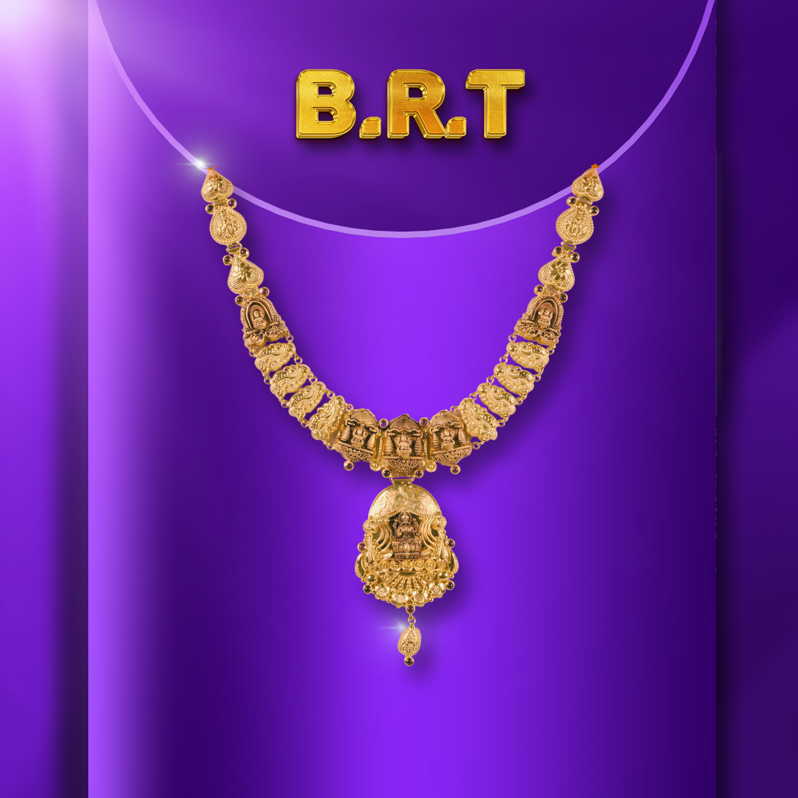 Gold Short Necklace - 23.1 Gm