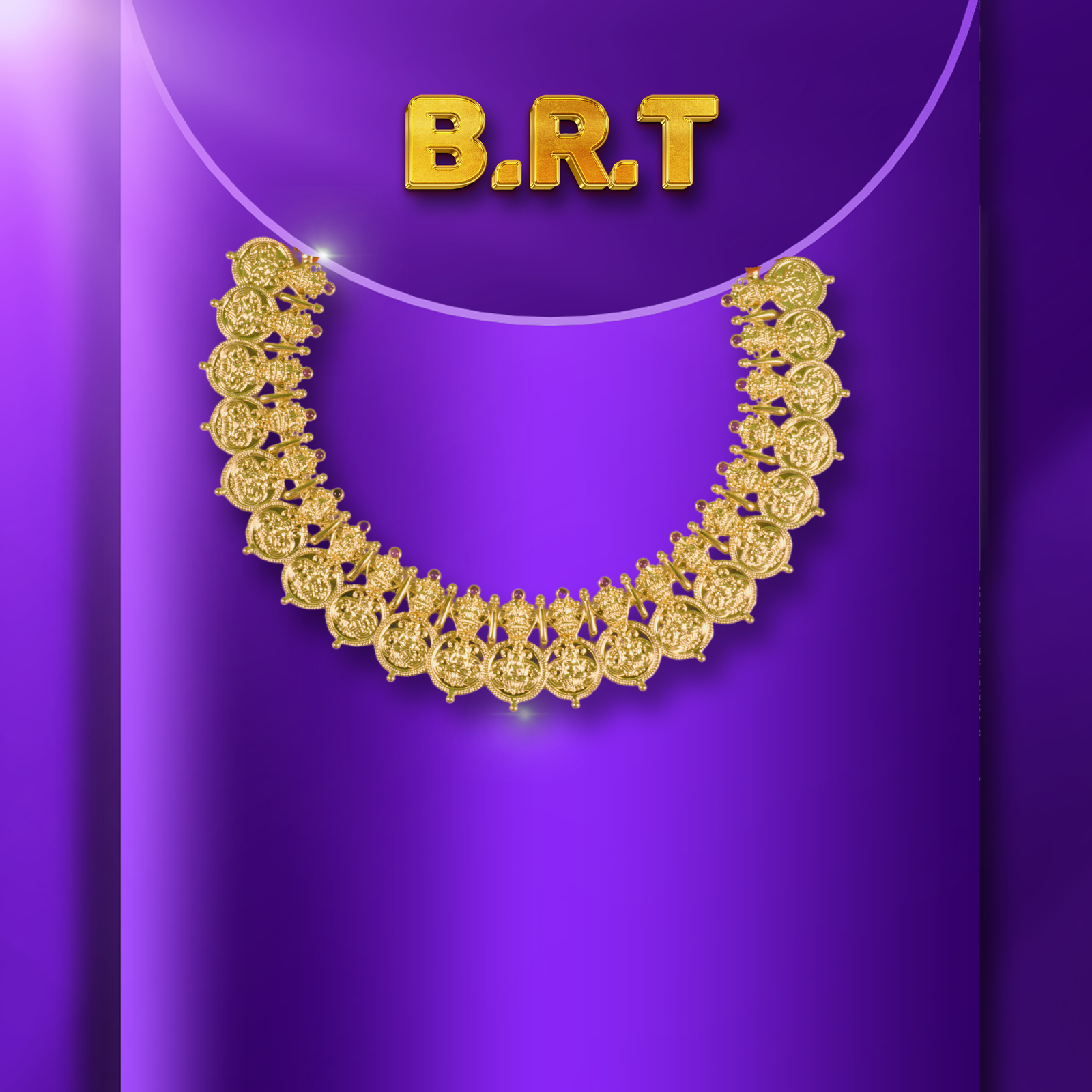Gold Short Necklace - 35.86 Gm