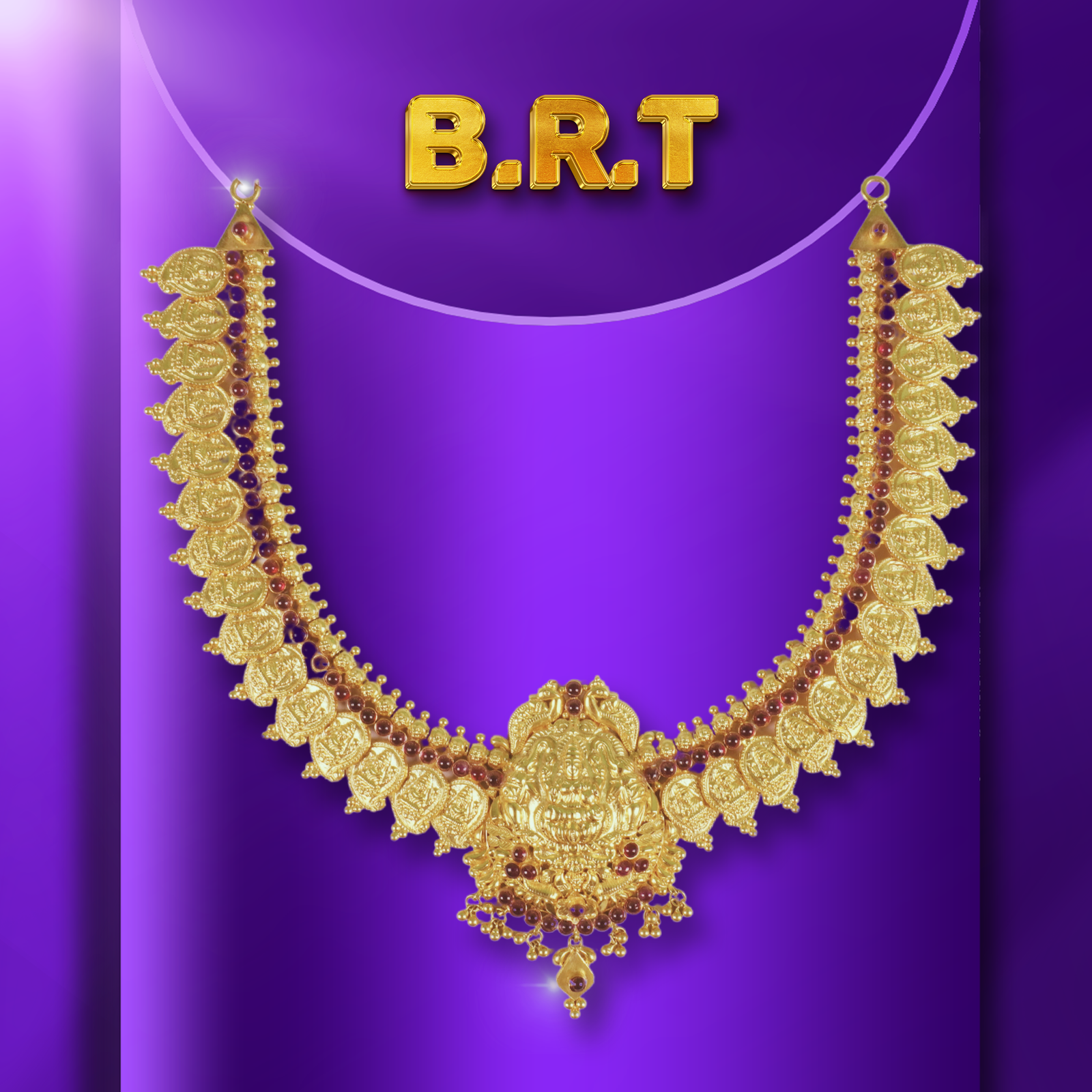 Gold Short Necklace - 49.55 Gm
