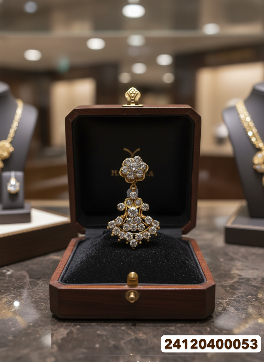 Gold Stud Earrings - 10.09 Gm