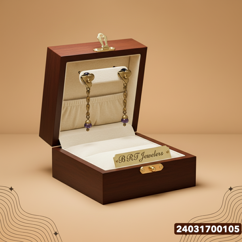 Gold Stud Earrings - 4.25 Gm