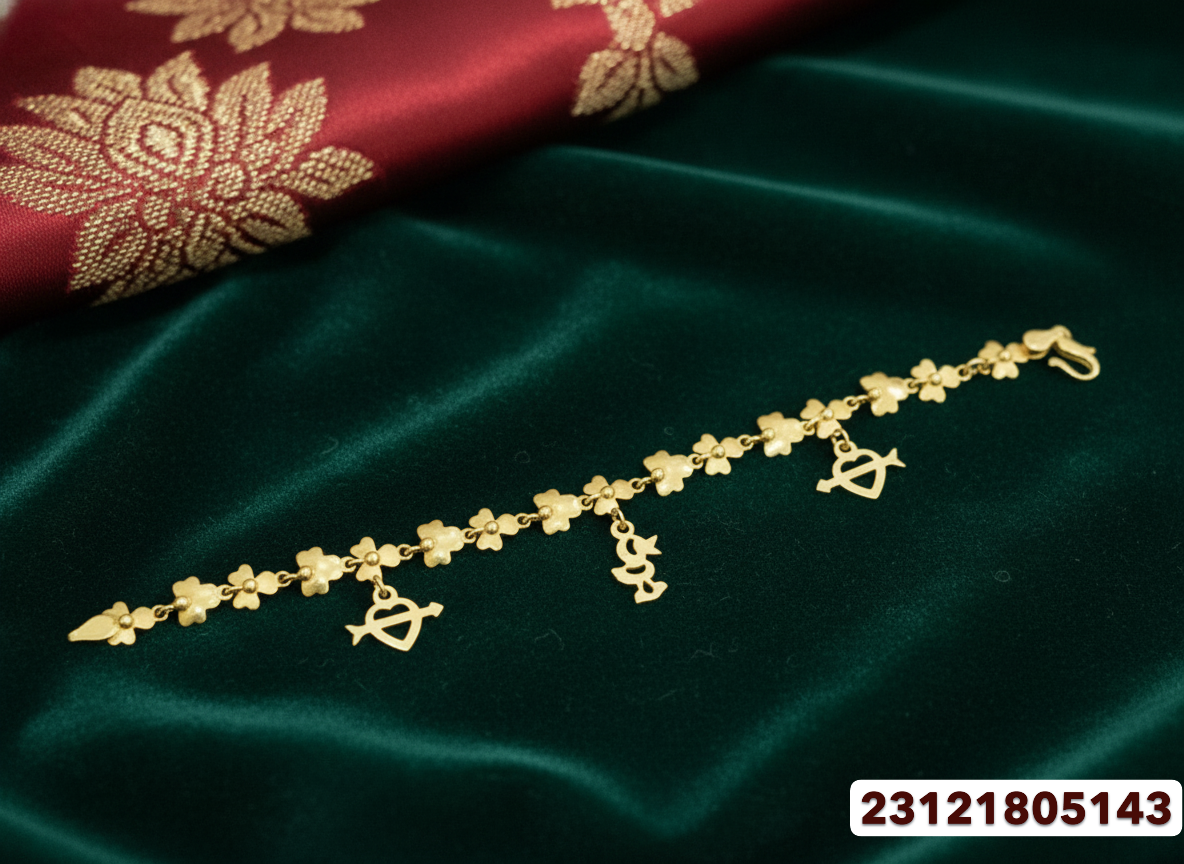 Ladies Gold Bracelet - 12.31 Gm