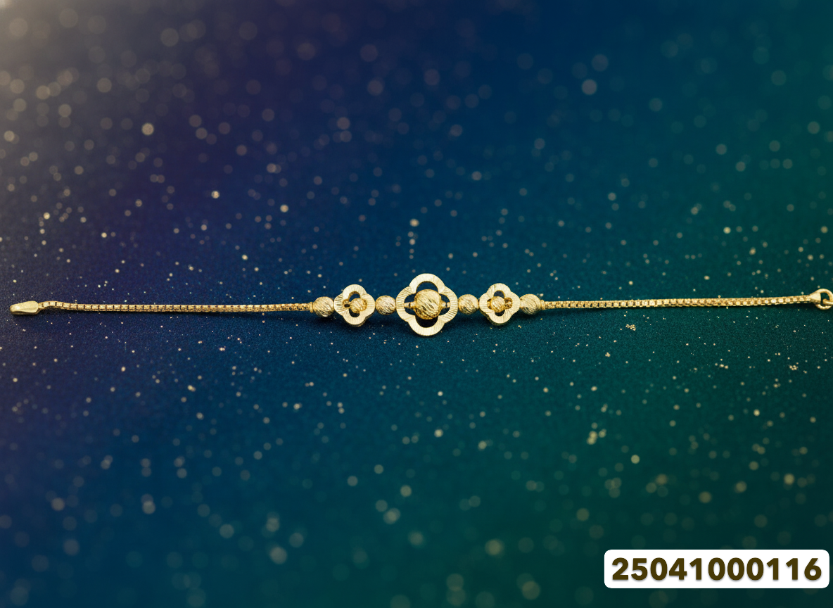 Ladies Gold Bracelet - 7.31 Gm
