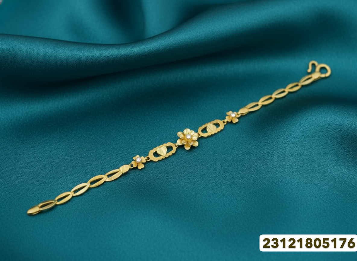 Ladies Gold Bracelet - 7.82 Gm