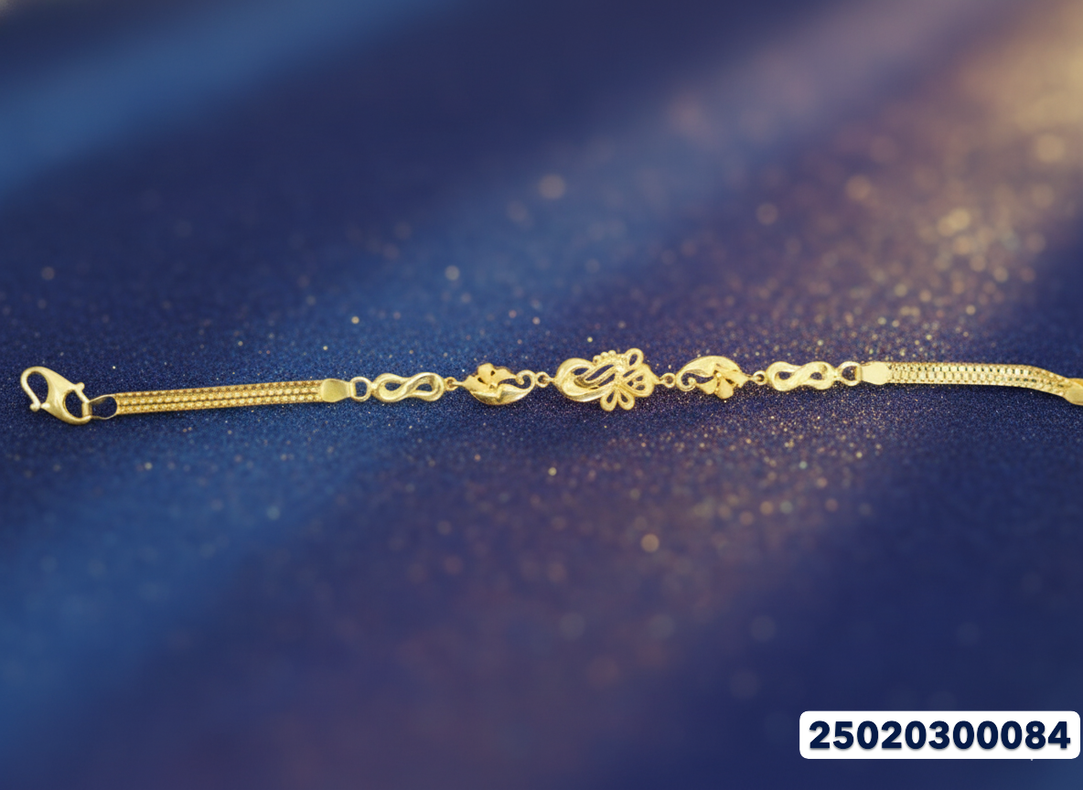 Ladies Gold Bracelet - 8.15 Gm
