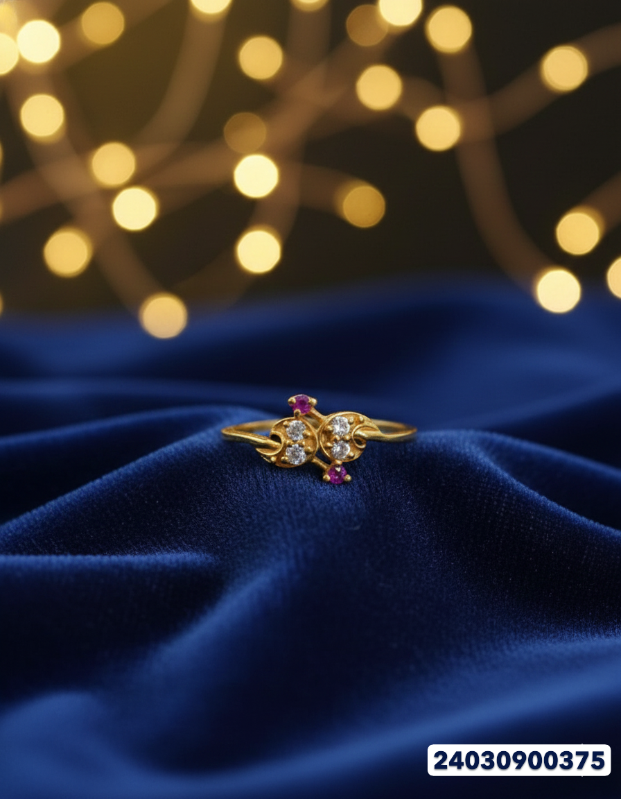 Ladies Gold Ring - 1.31 Gm