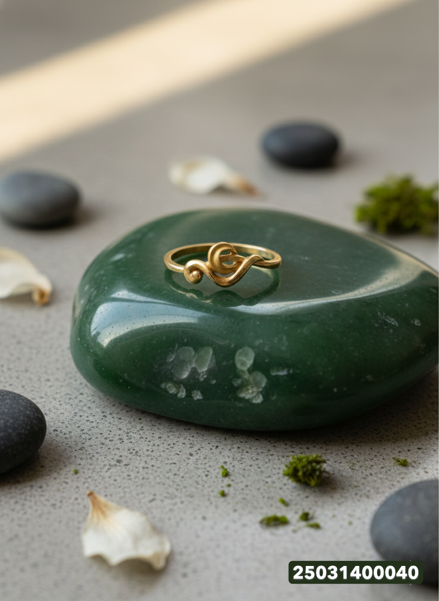 Ladies Gold Ring - 1.77 Gm