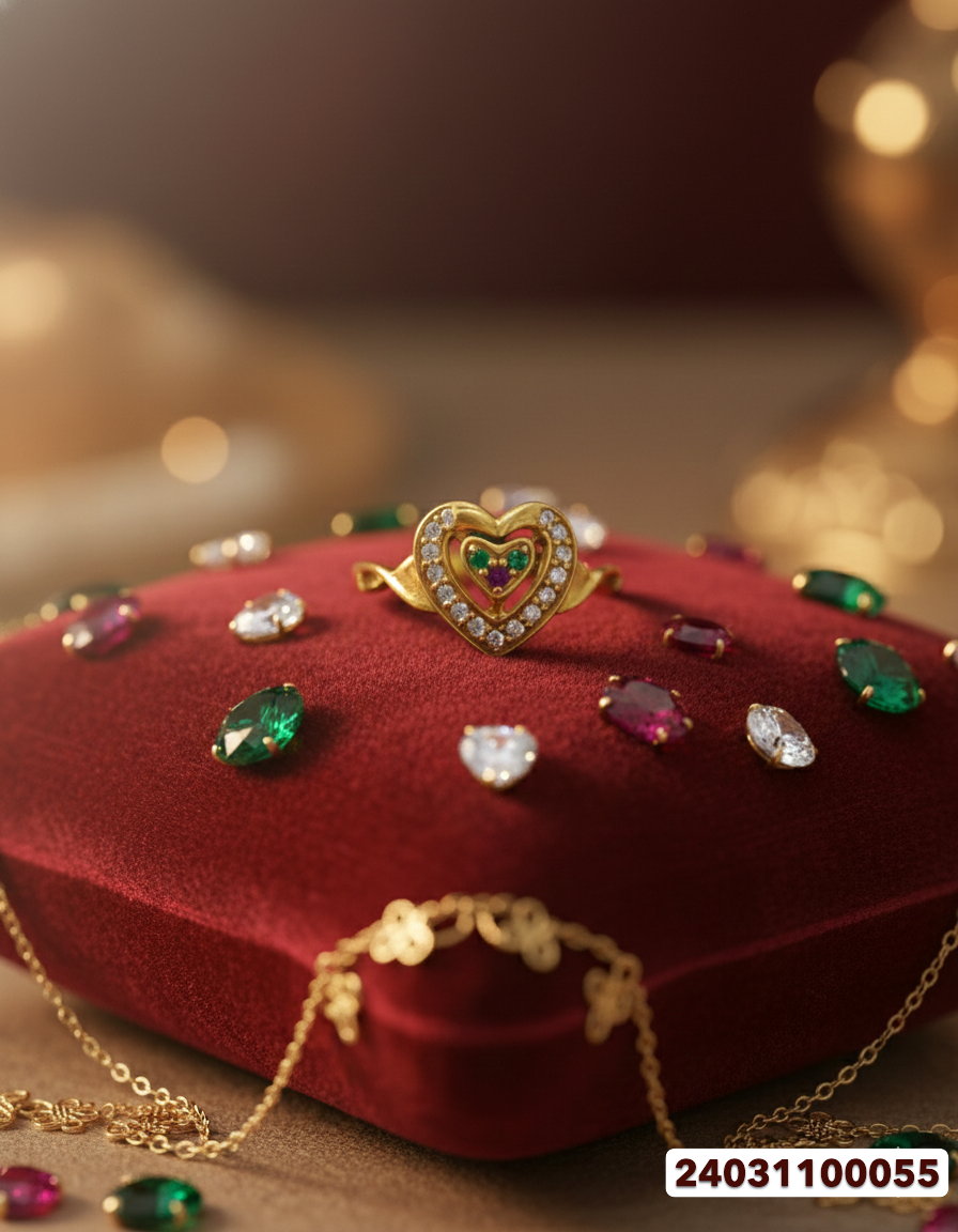 Ladies Gold Ring - 1.82 Gm