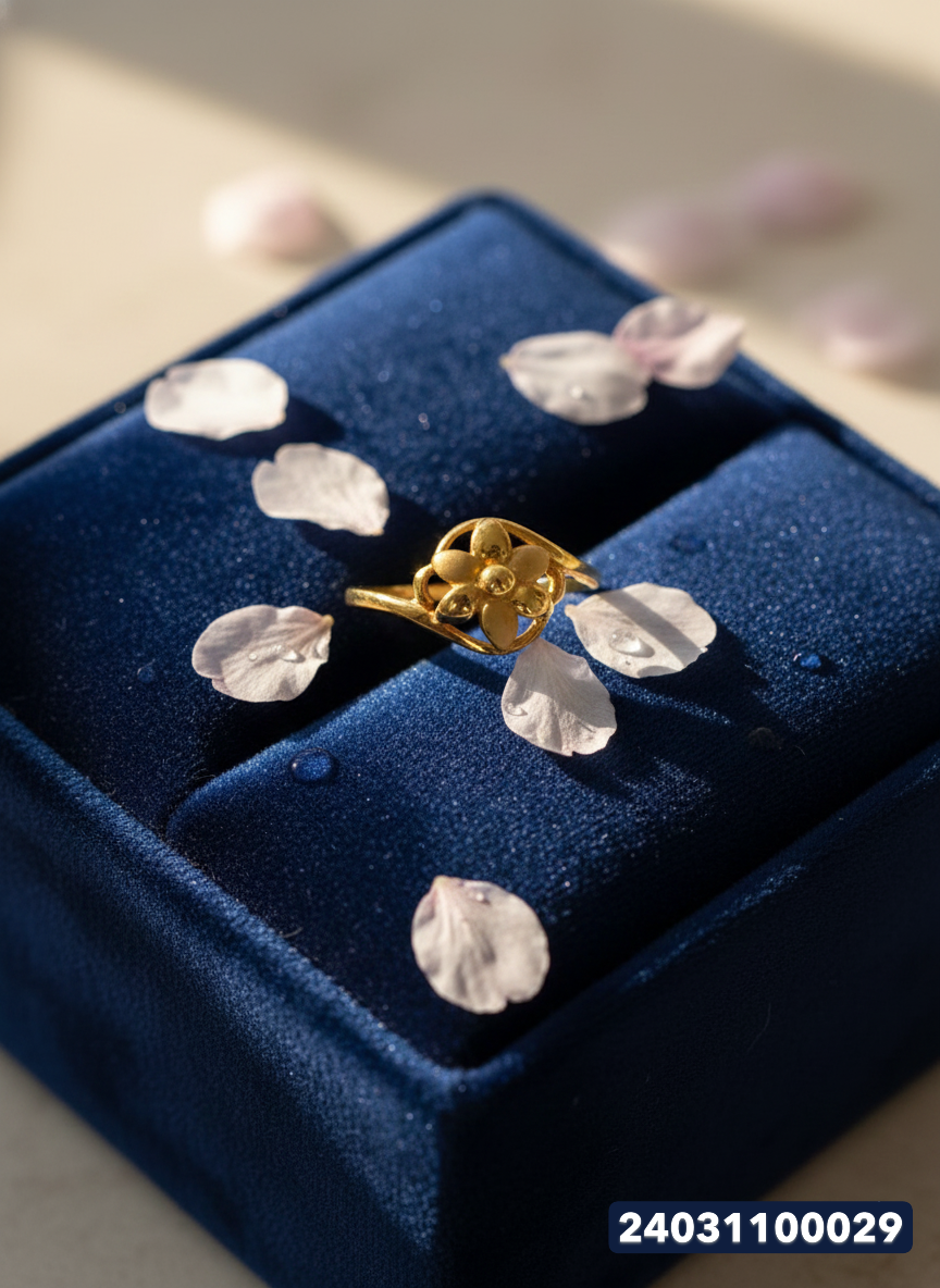 Ladies Gold Ring - 1.93 Gm -01