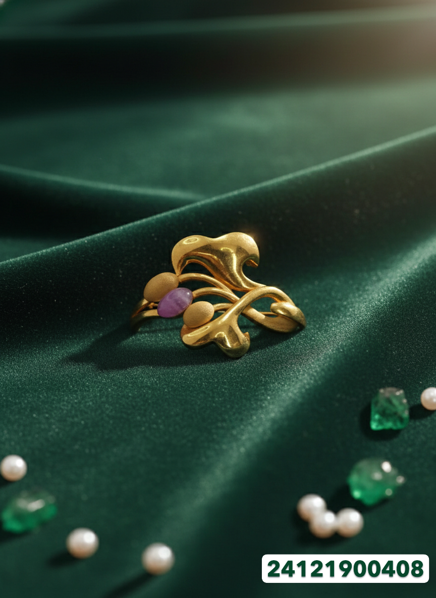 Ladies Gold Ring - 1.96 Gm