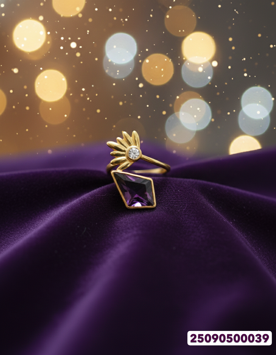 Ladies Gold Ring - 2.25 Gm -02