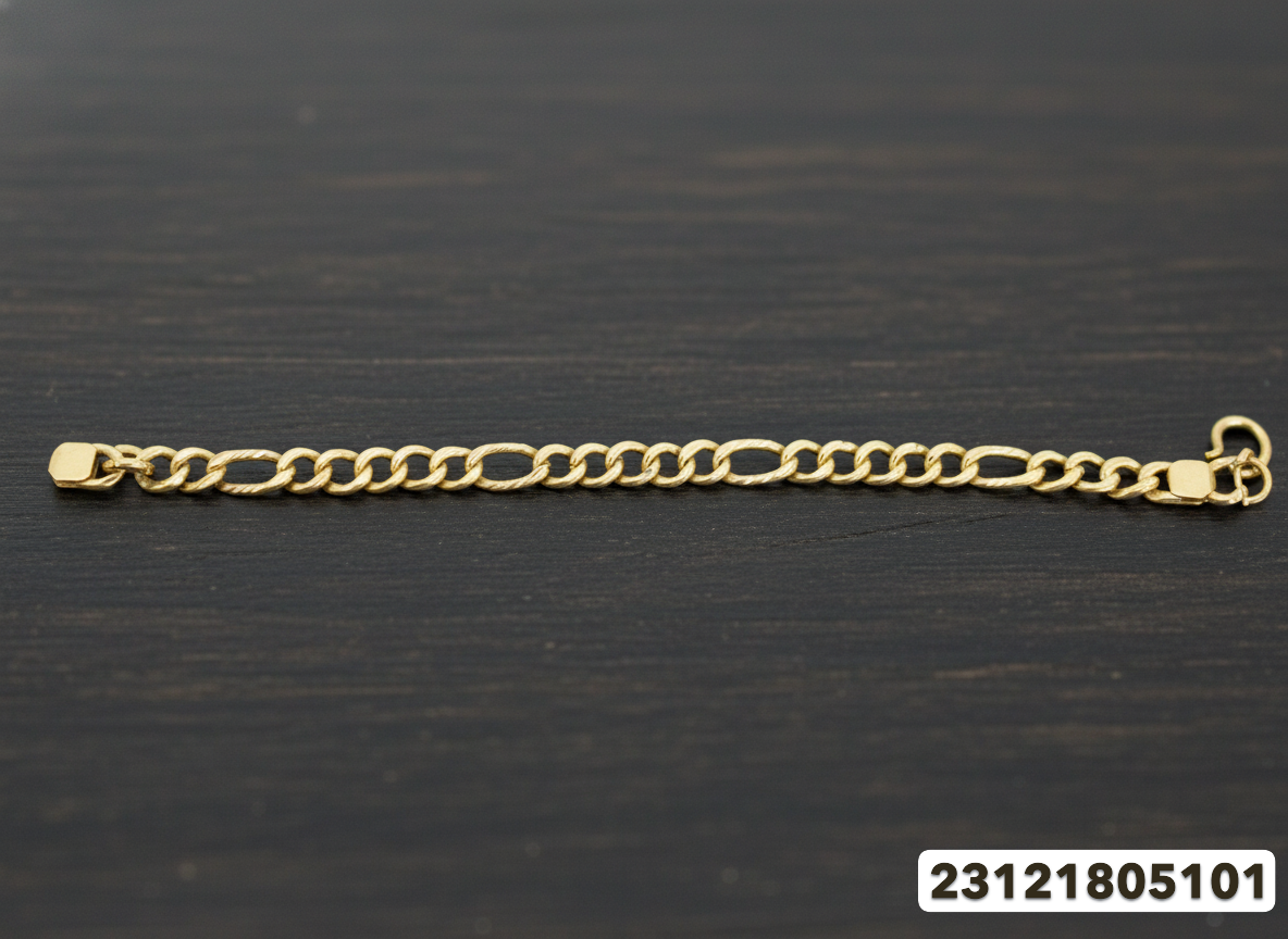 Mens Gold Bracelet - 15.57 Gm