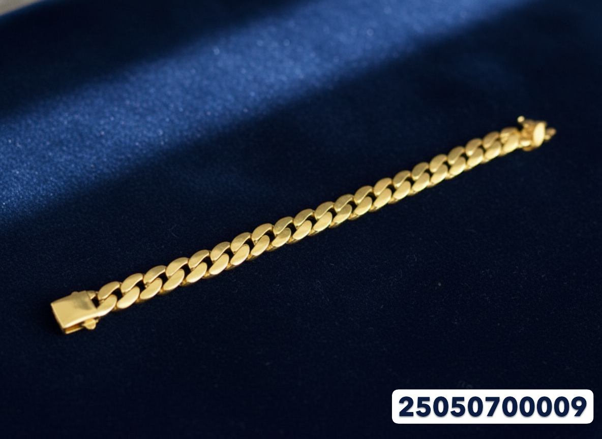 Mens Gold Bracelet - 17.62 Gm