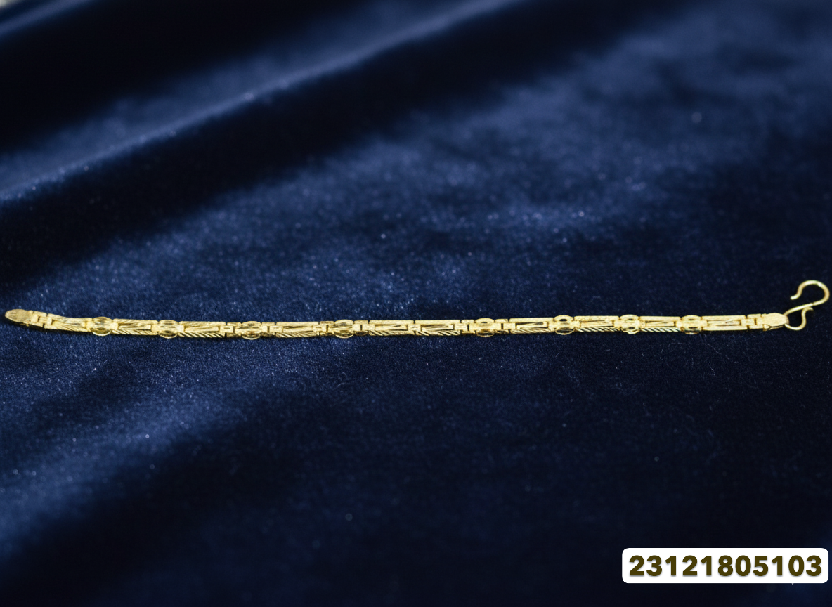 Mens Gold Bracelet - 7.93 Gm