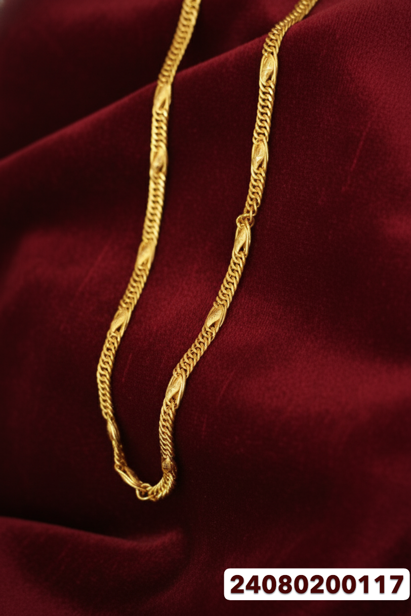 Mens Gold Chain - 16.13 Gm
