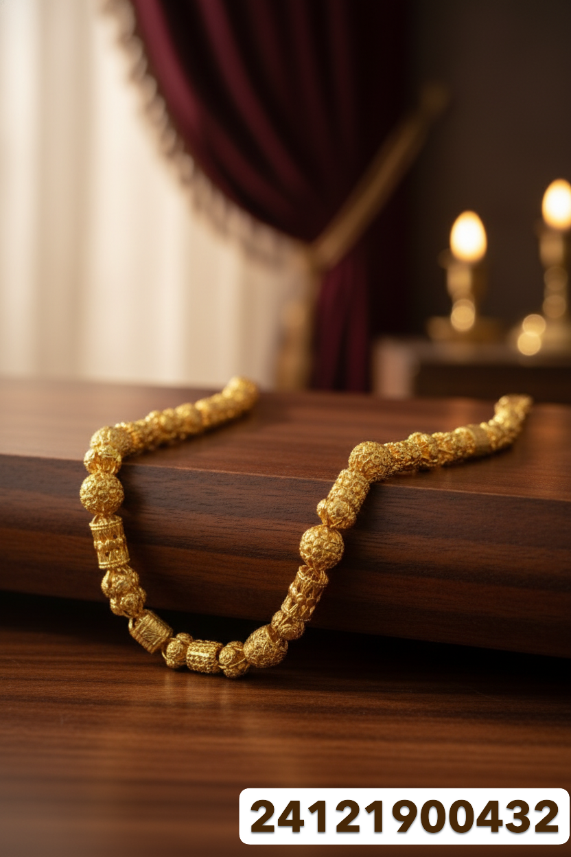 Mens Gold Chain - 27.69 Gm