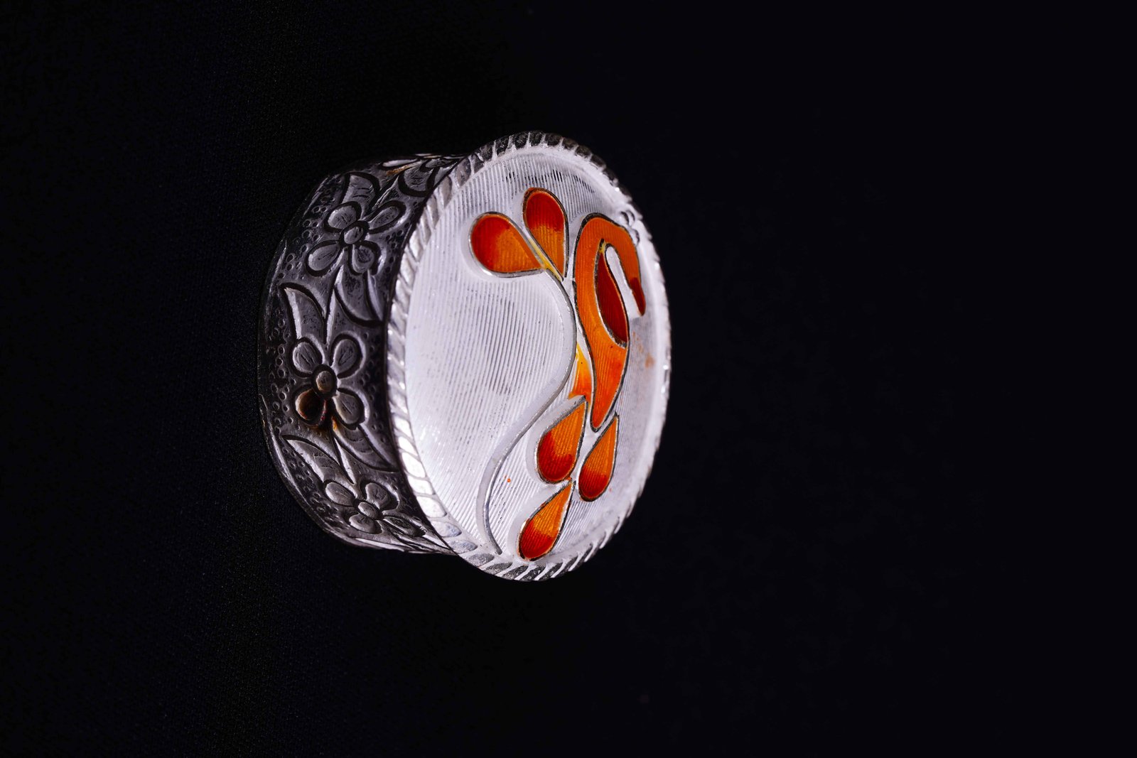 Silver Kunguma Chimil - 17.5 Gm