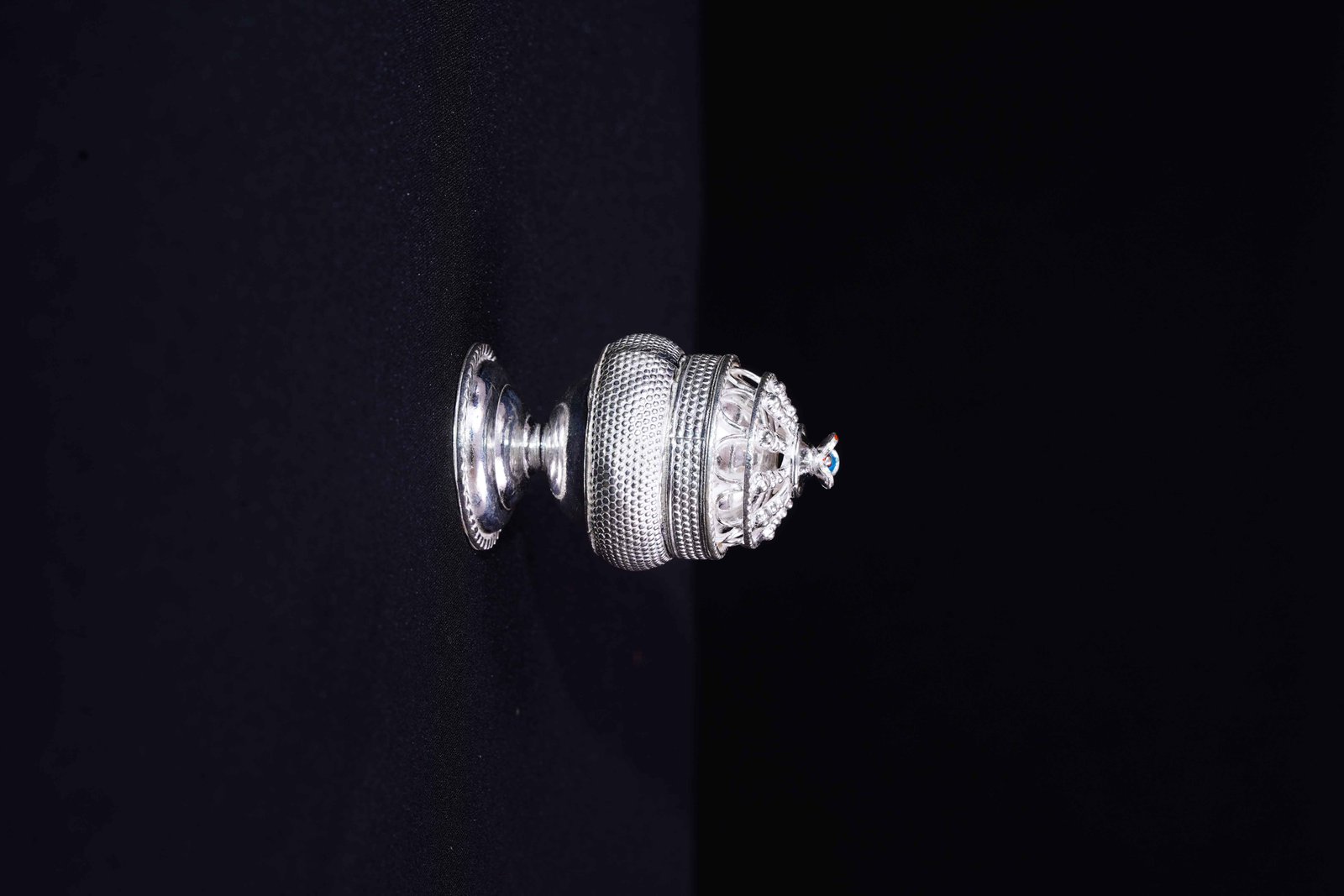 Silver Kunguma Chimil - 28.5 Gm