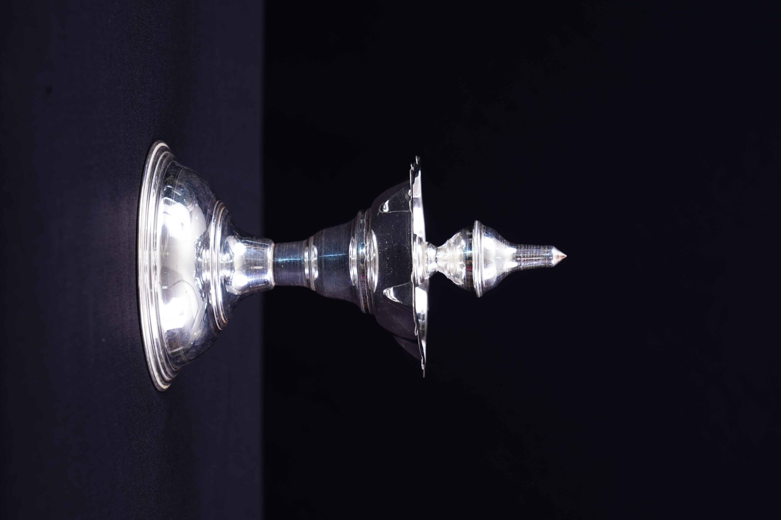 Silver Kuthu Vilaku - 76.5 Gm