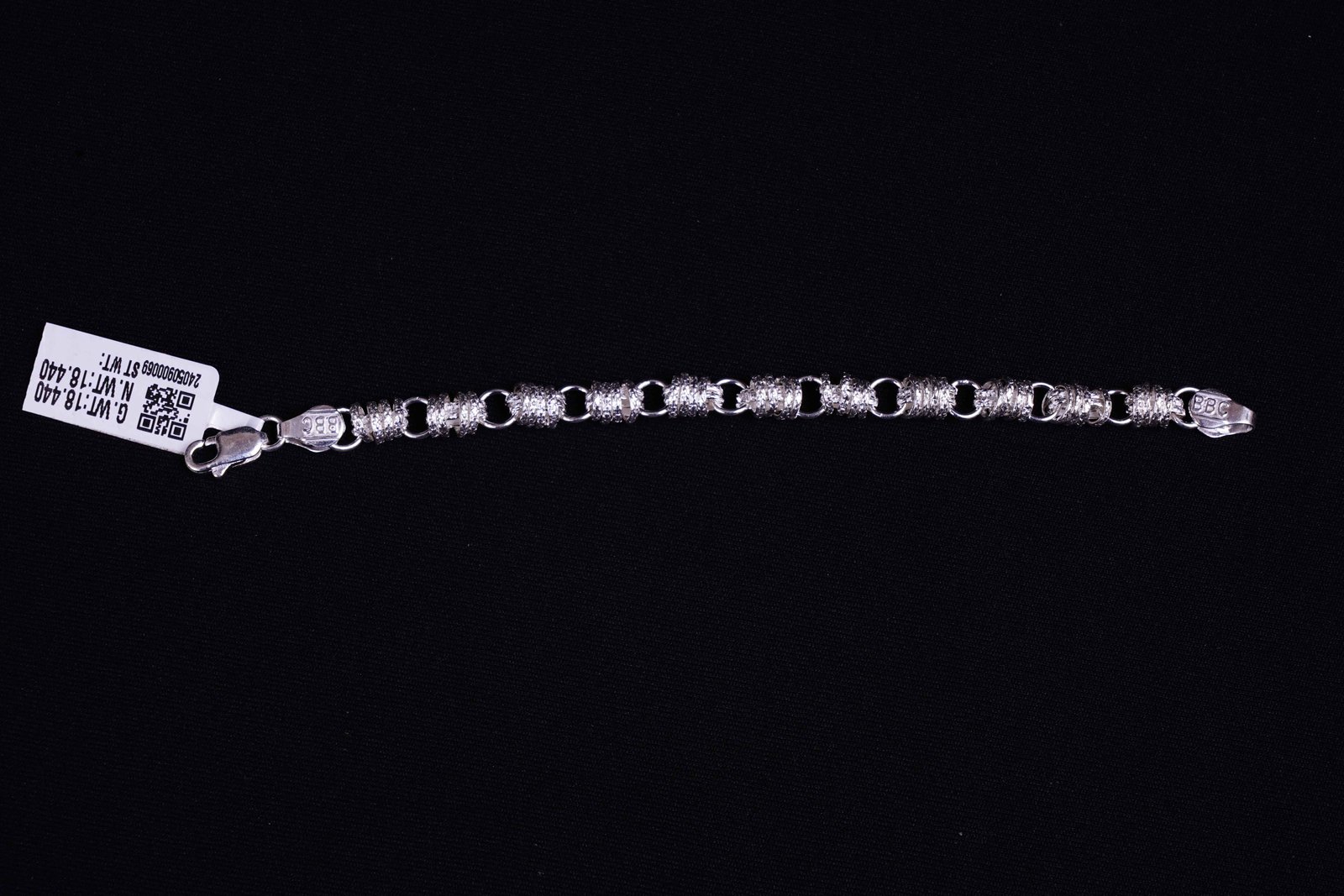 Silver Male Bracelet - Raj01614