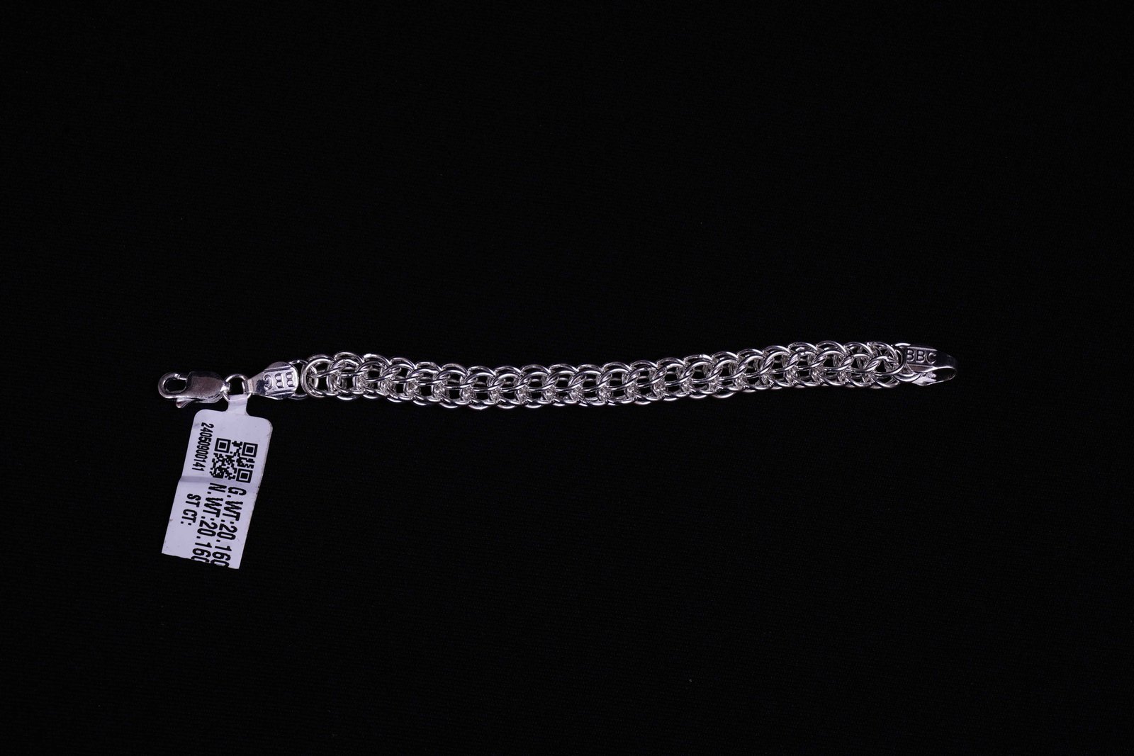 Silver Male Bracelet - Raj01615