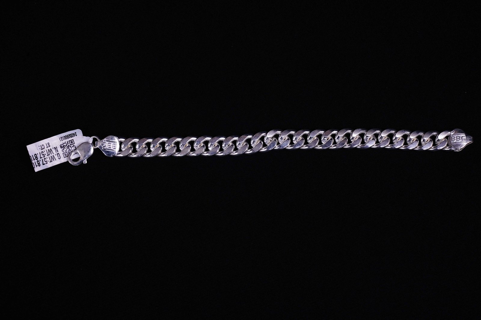 Silver Male Bracelet - Raj01620