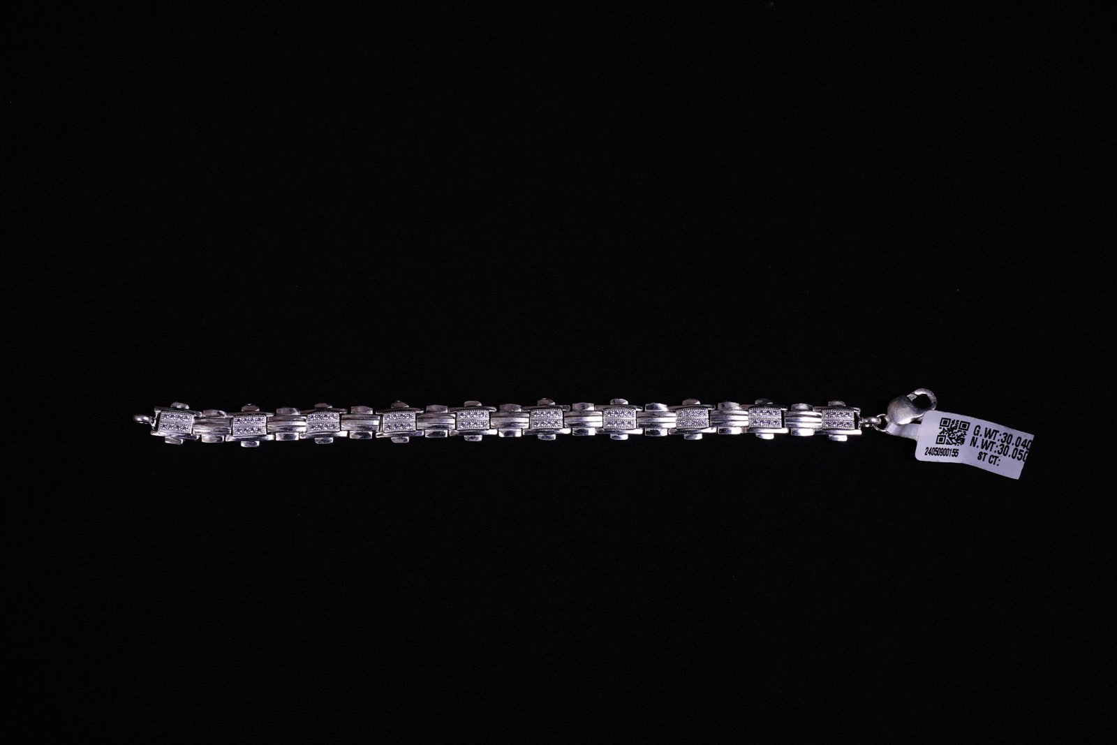 Silver Male Bracelet - Raj01642