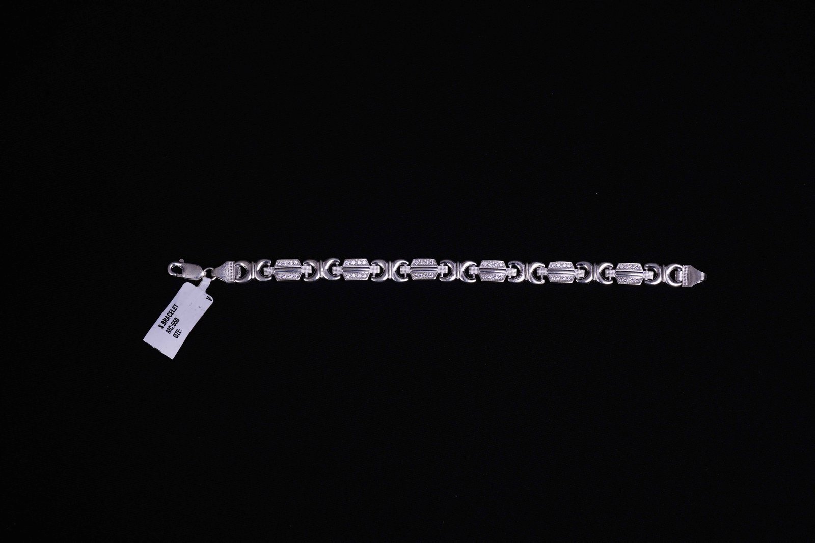 Silver Male Bracelet - Raj01644