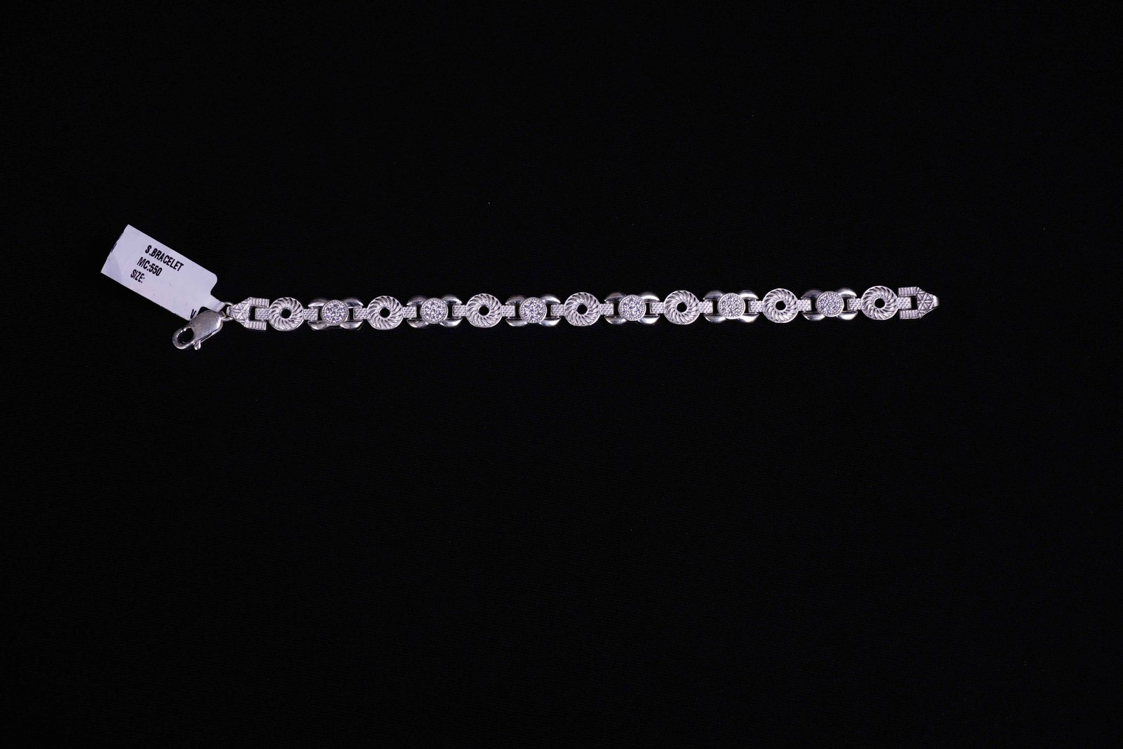 Silver Male Bracelet - Raj01646